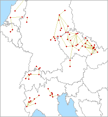 QSO map for 24 GHz