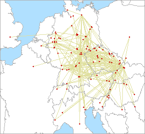 QSO map for 2.3 GHz