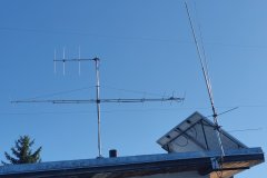 KV vertikál na yagi antény na 144 MHz