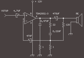 NF zosilňovač pre rádiostanice