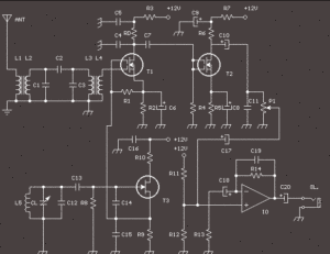 Schéma zapojenia priamozmiešavajúceho RX-u na 80 m