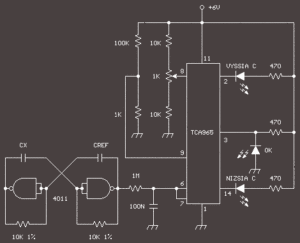Schéma zapojenia merača
