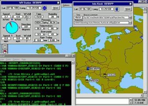 Screenshot APRS programu UI-View