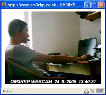 Ako si urobiť vlastnú rádioamatérsku webkameru na stránky