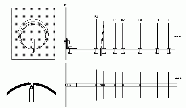 Drawing of the WIFI antenna Nákres WIFI antény