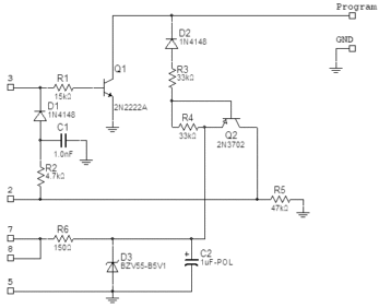 Zapojenie programátora ICOM rádiostaníc