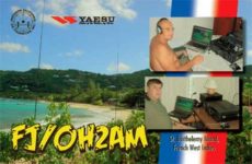 FJ/OH2AM QSL