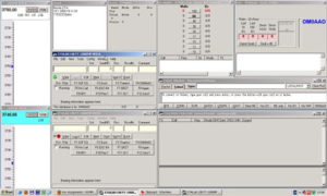 Dve bandmapy + dve VFO okná N1MM