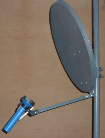 Nastavenie ofsetovej paraboly na vyžarovanie v horizonte