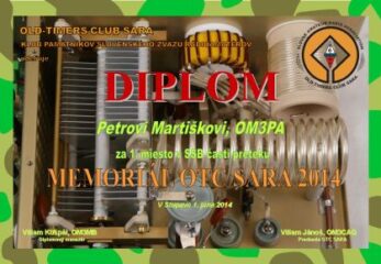 Vyhodnotenie Memoriálu OTC SARA – SSB – 2014
