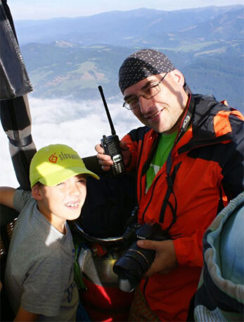 OM7AQA/AM vysielanie z teplovzdušného balóna na 80m SSB