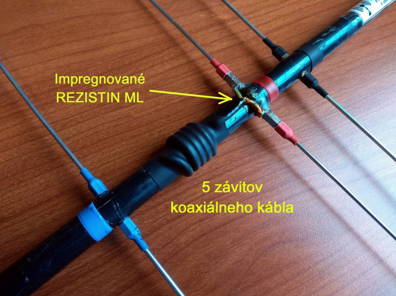 Pripojenie koaxiálna kábla ku žiariču