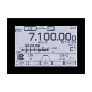 IC-7100 displej
