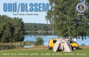 OH0/DL3SEM QSL lístok