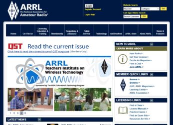 ARRL web v novom šate