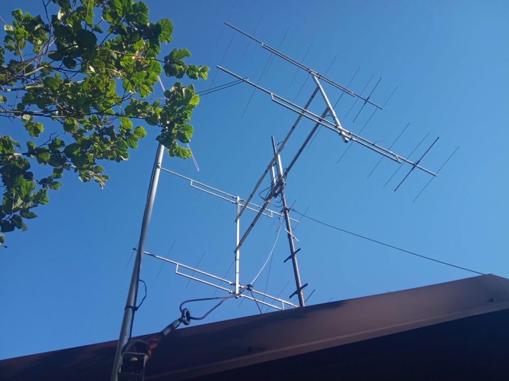 Štvorča yagi antén OM3KOM v JN98dv