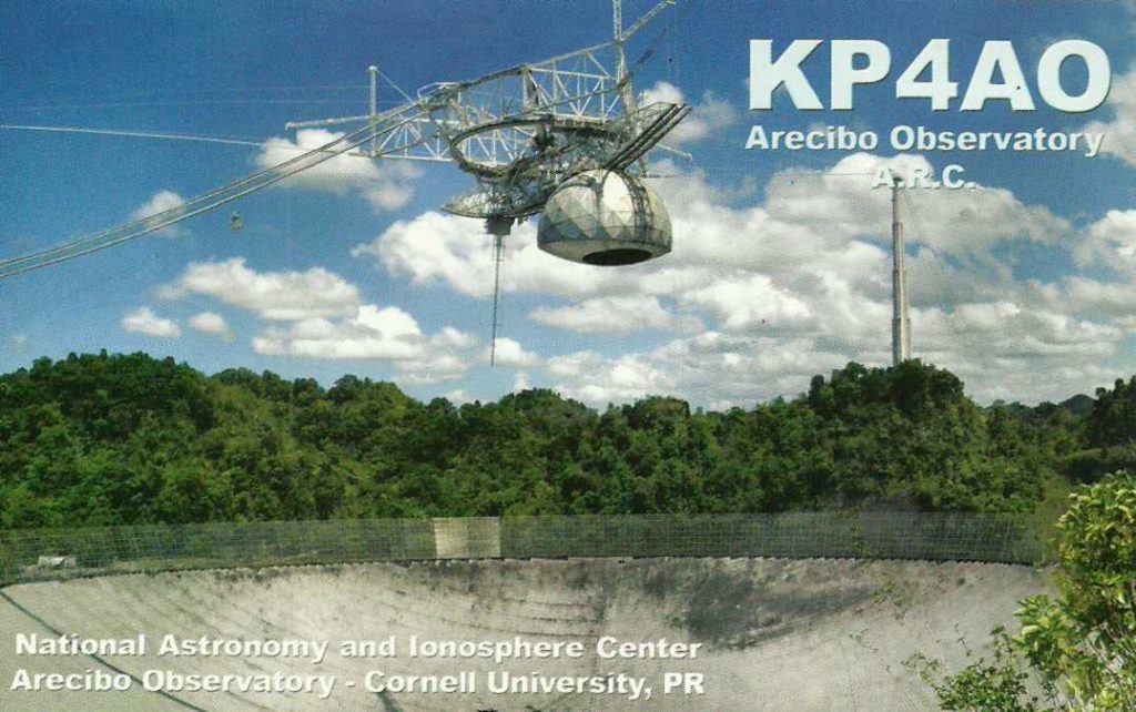 KP4AO QSL lístok