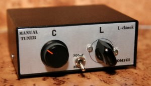 Manuálny anténny tuner OM1CI