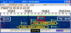 JT65A na 30m pásme
