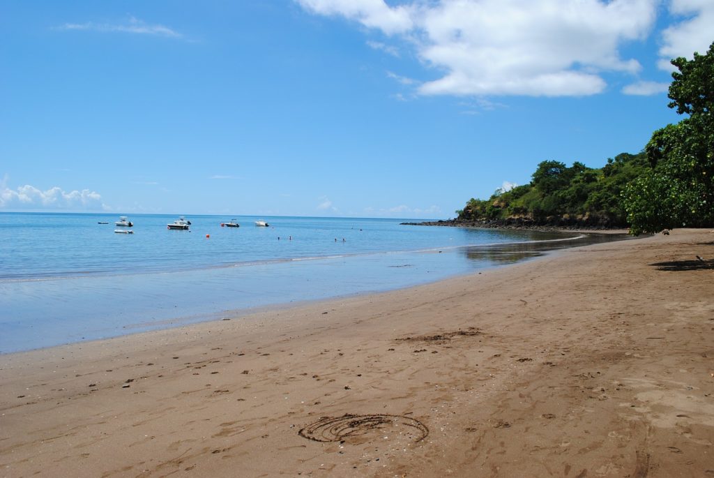 Pláž Trevani na Mayotte