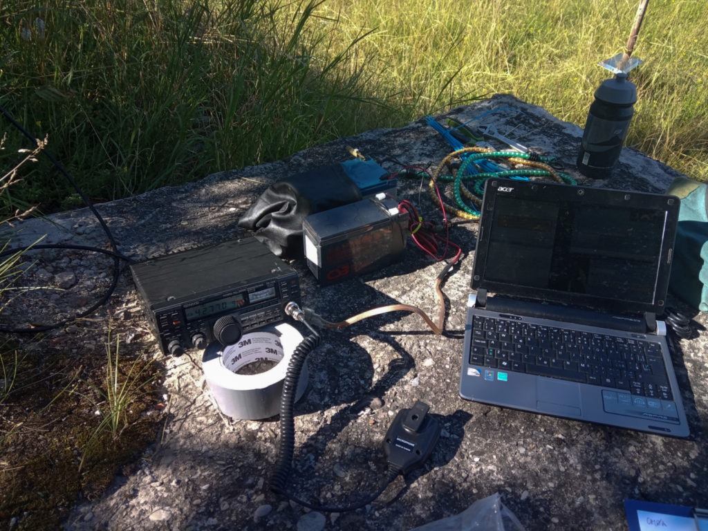 VKV QRP stanica v prírode