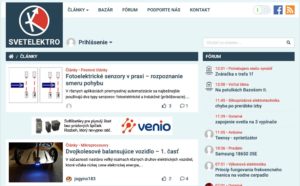 Svetelektro- nový web