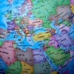 Mapa Európy, Afriky a Ázie