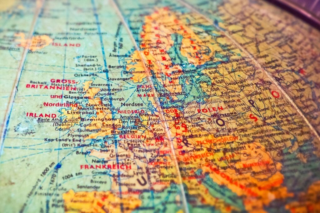 Historická mapa Európy