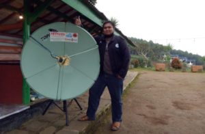 YC1HVZ/P OI33UD mit Antenne für QO-100