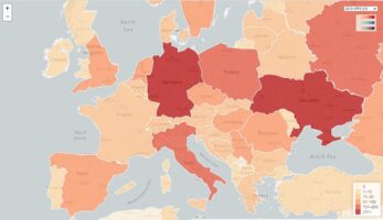 CQ WPX mapa aktivity