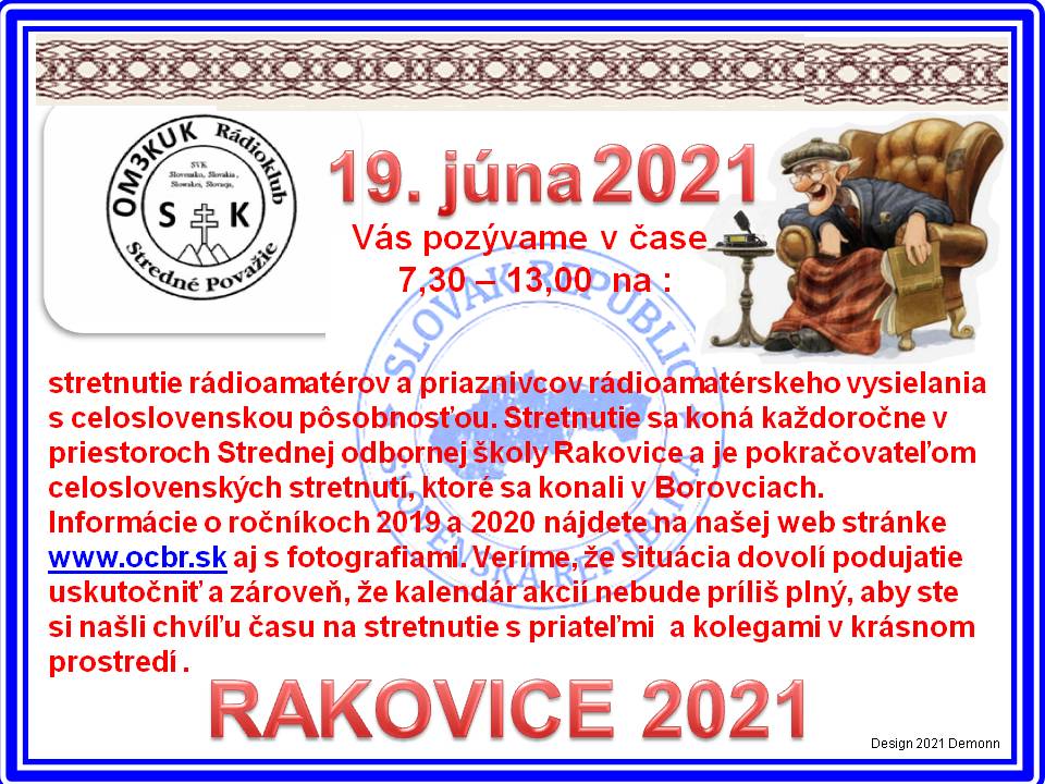 INVITACIÓN Rakovice 2021