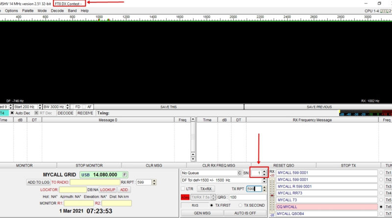 FT8 DX contest v MSHV