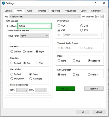 Image 4 Radio settings