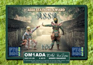 Asia Stations Award ASSA OM1ADA