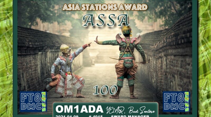 Asia Stations Award ASSA OM1ADA