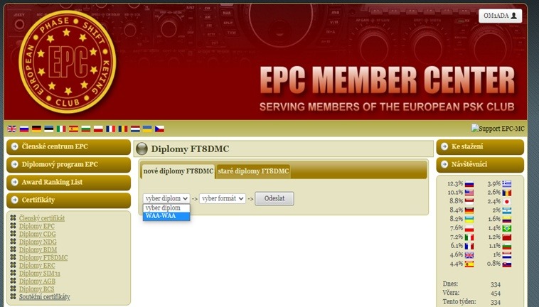 Diplomy na webstránke EPC (Obrázok 12)