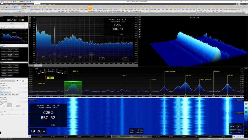 3D vodopád v SDR Console
