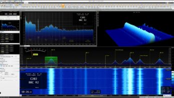 SDR Console s 3D vodopádom