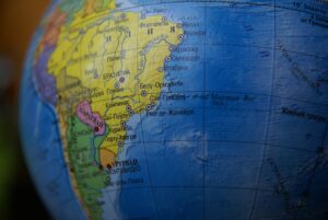 Map of South America