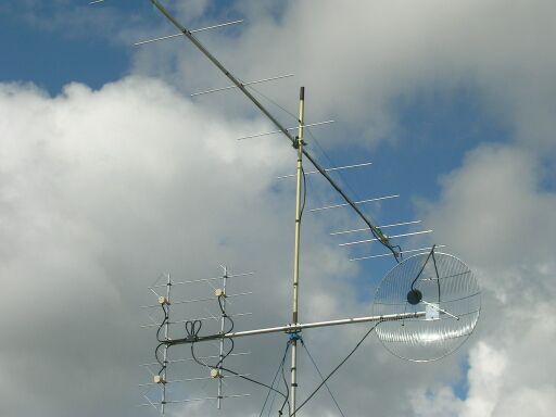 Mikrovlnné preteky 2012 VKV antény