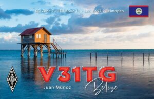 V31TG QSL lístok