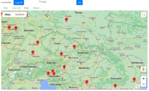 Mapa staníc v KST2YOU