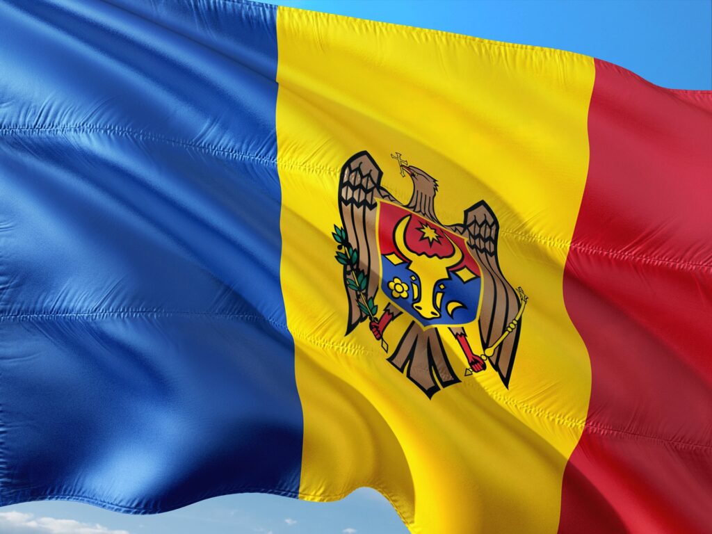 Moladavsko - zástava