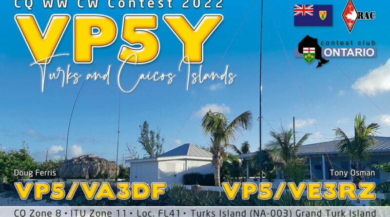VP5Y QSL lístok - predná strana