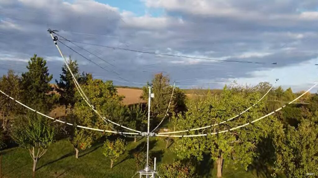 Nový stožiar OM0ET s hexbeam anténou