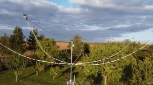 Nový stožiar OM0ET s hexbeam anténou