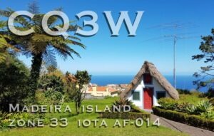 Biglietto QSL CQ3W