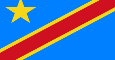 Konžská demokratická republika - vlajka