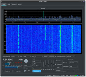 Vue de la station distante IC-7300