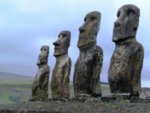 Estatuas famosas en la Isla de Pascua